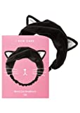 I Dew Care Face Wash Headband - Black Cat | Spa, Soft, Cute for Makeup, Shower, Teen Girls Stuff, 1 Count