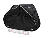 Team Obsidian: Bike Cover | Styles - Transportation/Travel or Storage | Waterproof, Heavy Duty, 600D, 300D, or 210D Oxford Ripstop Materials, Anti-UV | Sizes L, XL, XXL for 1,2 or 3 bikes | Offers Constant Protection Through All 4 Seasons For All Bicycles On Or Off The Rack