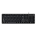 Logitech G413 SE Full-Size Mechanical Gaming Keyboard - Backlit Keyboard with Tactile Mechanical Switches, Anti-Ghosting, Compatible with Windows, macOS - Black Aluminum