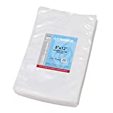 Chamber Machine Vacuum Pouches 8' x 12' Size 3MIL Pre-Cut Heavy Duty Bags 250 Pack BPA Free Sous Vide Safe - NOT COMPATIBLE WITH FOODSAVER TYPE VACUUM SEALERS - Commercial Use Grade Avid Armor