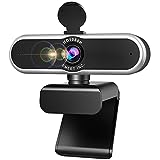 1080P Webcam with Microphone - 96° Ultra Wide Angle Webcam Auto Focus Webcam with Privacy Computer Camera Cover,EMEET C965 PC Camera for Online Meeting/Classes/Streaming,Zoom/Skype/YouTube
