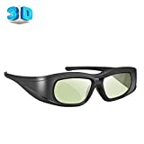 G05 3D Glasses, Rechargeable 3D Active Shutter Glasses, 3D Projector Glasses Compatible with Epson Sony LCD Projector/Sony Panasonic Samsung 3D Active TV, Can't Work for Infrared TV