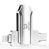 MFi Certified 128GB Photo-Stick-for-iPhone-Flash-Drive Thumb-Drive-for-iPhone-External-Storage iPad Lightning USB C Android Photo Stick iPhone Memory Apple-Photo-Transfer-Devices iPhone-Backup-Stick