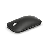 Microsoft Modern Mobile Mouse, Black - Comfortable Right/Left Hand Use design with Metal Scroll Wheel, Wireless, Bluetooth for PC/Laptop/Desktop, works with Mac/Windows 8/10/11 Computers