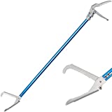 Ouronehome 60' Professional All-Aluminum Alloy Snake Tong Reptile Grabber Rattle Snake Catcher Wide Jaw Handling Tool with Lock