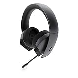 Alienware 7.1 PC Gaming Headset AW510H-Dark: 50mm Hi-Res Drivers - Noise Cancelling Mic - Multi Platform Compatible(PS4,Xbox One,Switch) via 3.5mm Jack