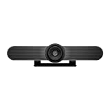 Logitech MeetUp Video Conferencing System, Ultra HD 4K/1080p/720p, 3 Microphones/Adjustable Speakers, Wide Field of View 120°, PC/Mac/Laptop/Macbook/Tablet - Black