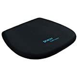 Sojoy iGelComfort Supportive Firm Gel Seat Cushion with Memory Foam Enhanced Chair Pad(Car/Office/Truck/Home/Wheelchairs/Outside Sports Camping) (Black) (16 x 18 x 2inches)