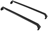 Rhino Rack Roof Rack Compatible with Jeep Wrangler JK & JL Two Door Hard Top Complete Roof Rack, High Strength Powder Coated Aluminum Vortex Aero Bars and Glass Filled Nylon Legs Easy Mount Black SG60