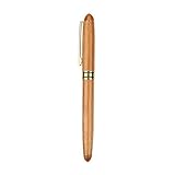 Fafeicy 1pc Calligraphy Art Fountain Pen, Broad Stub Chisel pointed Nib Writing Gothic Arabic Italic, with Bamboo Plywood Handle(Nib: 1.9mm)