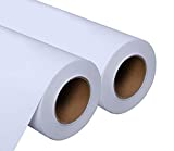 Professional Matte Canvas Roll 2Rolls 290gsm For Epson Canon HP Wide Format inkjet printer, Surface Polyester Thick Canvas (24'x100' 2 Rolls)