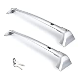 Autekcomma Silver Heavy Duty Roof Rack Crossbar Replacement for Toyota Highlander 2020 -2022 XLE Limited Platinum,Anti Theft Mechanism Lock with Max 260 lbs Loading Weight Crossbar( Sold as 1 Pair)