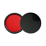 Quick Drying Ink Thumbprint Pad Fingerprint Pad for Notary Supplies Identification Security Id Fingerprint Cards Law Enforcement Fingerprint Red Stamp Pad Business Office Supplies W4711