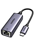 UGREEN USB C to Ethernet Adapter Gigabit RJ45 to Thunderbolt 3 Type C Network 1000Mbps LAN Converter Compatible with MacBook Pro Air iPad Pro Galaxy S22 S21 Surface Book Chromebook Dell XPS, and More