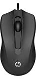 HP 100 Black Wired USB Mouse. Compatible with Windows PC, Notebook, Laptop, Mac [Amazon Exclusive]