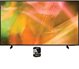 Samsung UN43AU8000FXZA 43 Inch 4K Crystal UHD Smart LED TV 2021 Bundle with Premium 1 YR CPS Enhanced Protection Pack