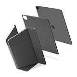 tomtoc Smart Folio Vertical Case for 12.9-inch iPad Pro 6th/5th/4th/3rd Gen 2022-2018, 3-Layer, Separable, Slim Protective Magnetic Stand Cover with 4 Using Modes, Apple Pencil Protective Flap