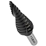 Industrial Grade OXMUL Step Drill Bit for Metal, 3/16 to 7/8, Cobalt Drill Bit, Extra-Heavy Duty for Stainless Steel, Hard Steel, Mild Metal, Aluminum, Wood, Copper, PVC, 12-Steps. #35A2