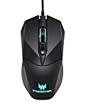Acer Predator Cestus 300 RGB Gaming Mouse – Dual Omron switches 70M click lifetime, On board memory and programmable buttons,Black