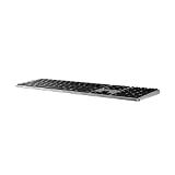 Backlit Bluetooth Keyboard for Mac OS, Wireless Illuminated Keyboard, Multi-Device, Ultra Slim, Rechargeable, Aluminum Design, Compatible with MacBook Pro/Air, iMac