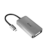 Club 3D CAC-1510-A USB C to Dual Link DVI-D Adapter HDCP Off for Apple Cinema Displays, 3840x2160@30hz, 2560x1600@60Hz