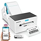 Bluetooth Thermal Shipping Label Printer, Lanbertent 160mm/s 4×6 Wireless Label Maker Machine for Small Business Home Packages, Support Amazon, Ebay, Etsy, Shopify, UPS, FedEx, USPS, Multiple Systems