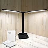 LED Double Head Desk Lamp,Double Swing-arm Table Lamps, Piano Lamp,Adjustable Brightness Color Temperature ，for Home/Reading/Offices/Bedrooms/Dormitories