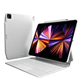 SwitchEasy CoverBuddy Case for 2018-2022 11' iPad Pro / 2020-2022 10.9' iPad Air 4 & 5 with Pencil Holder - Works with Magic Keyboard, Smart Keyboard Folio (Keyboard Not Included) - White
