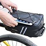 Bike Rack Bag Bike Bags for Bicycles Rear Rack Bike Trunk Bag Back Seat Carrier Saddle Luggage Storage Pack Bicycle Cargo Panniers Fat Tire Bike Folding Ebike Travel Cycling Waterproof Small 7L
