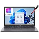 2022 Newest ASUS VivoBook 15 15.6' FHD Touchscreen Laptop, Intel Core i3-1115G4 (Beat i5-10210U), 4GB DDR4 RAM, 128GB PCIe SSD, WiFi, Bluetooth, Backlit Keyboard, Windows 11 S, BROAG 64GB Flash Stylus