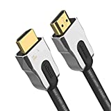 4K HDMI Cable 5ft, HDMI Cord with 28AWG UL CL3 Rated 18Gbps high Speed HDMI 2.0 Cable,HDCP 2.2 Compatible with Apple TV Xbox PS3 PS4 Nintendo Switch Blue-ray Player etc.