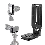DSLR Camera L Bracket Quick Release Plate Vertical Horizontal Switching Tripod Quick Release Plate Compatible with Canon Nikon Sony DJI Osmo Ronin Zhiyun Stabilizer Tripod Monopod