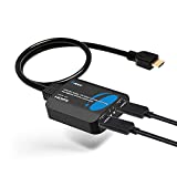 OREI 4K 1 in 2 Out HDMI Splitter 4:4:4 8-bit - HDMI 2.0, HDCP 2.2, 18 Gbps, 4K @ 60Hz HDMI Duplicator/Distributor UltaHD High Resolution Down Scaler 1x2 (UHDS-102C)
