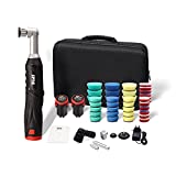 SPTA Cordless Mini Car Polisher, 12V Micro Cordless Scratches Killer Car Polisher RO/DA Mini Car Polisher for polishing, Sanding and Cleaning