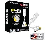 Diamond Multimedia VC500MAC USB 2.0 One Touch Vhs to DVD Video Capture Device with Easy to Use Software, Convert, Edit and Save to Digital Files for MacOS