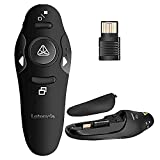 Wireless Presenter Remote Radio Frequency 2.4GHz USB Remote Control for Presentation PowerPoint Presentation clicker for Mac/Keynotee/PC/Laptop/PPT