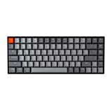 Keychron K2 75% Layout Bluetooth Mechanical Keyboard with Gateron G Pro Blue Switch/White LED Backlit/USB C/Anti Ghosting/N-Key Rollover/Compact 84 Key Wireless Keyboard for Mac Windows-Version 2