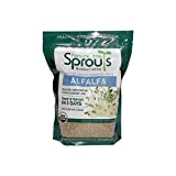 Nature Jims Alfalfa Sprout Seeds – 16 Oz Organic Sprouting Seeds – Non-GMO Premium Alfalfa Seeds – Resealable Bag for Longer Freshness – Rich in Vitamins, Minerals, Fiber