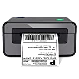 Thermal Label Printer, POLONO PL60 4x6 Label Printer for Shipping Packages, Thermal Label Maker, Compatible with Amazon, Ebay, Etsy, Shopify, FedEx, UPS, etc, Support Windows, Mac, Linux (Gray)