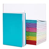 24 Pack Blank Books for Kids to Write Stories, Unlined Pocket Size Notebook Bulk Set for Student Journals, Drawing, Sketchbook, 6 Colors (4.25 x 5.5 In)