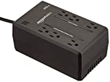 Amazon Basics Standby UPS 400VA 255W Surge Protector Battery Power Backup, 6 Outlets - Black