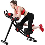 Fitlaya Fitness ab machine, ab workout equipment for home gym, Height Adjustable ab trainer, foldable fitness equipment.