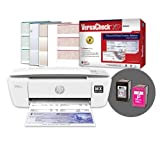 VersaCheck HP Deskjet 3755MX MICR All-in-One Printer and VersaCheck X9 Gold 3-User Check Printing Software Bundle White