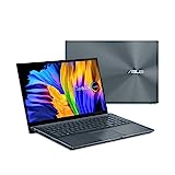 ASUS ZenBook Pro 15 OLED Laptop 15.6” FHD Touch Display, AMD Ryzen 9 5900HX CPU, NVIDIA GeForce RTX 3050 Ti gpu, 16GB RAM, 1TB PCIe SSD, Windows 11 Pro, Pine Grey, UM535QE-XH91T