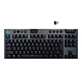 Logitech G915 TKL Tenkeyless Lightspeed Wireless RGB Mechanical Gaming Keyboard, Low Profile Switch Options, LIGHTSYNC RGB, Advanced Wireless and Bluetooth Support - Linear (Renewed)