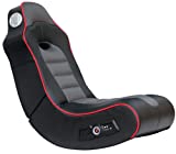 X Rocker 5172601 Gaming Chair, 36.81 x 32.28 x 20.89, Black/Red Piping