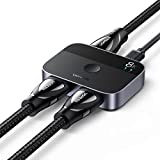 UGREEN HDMI 2.1 Switch 8K@60Hz HDMI Splitter 2 in 1 Out Supports 4K@120Hz 1080P@240Hz 3D HDR Dolby AC High Speed 48Gbps HDMI Switch Compatible with PS5 PS4 Fire Stick Xbox Apple TV Blu-Ray Player