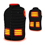 Heated Vest, USB Electric Heating Vest, Lightweight Warm Vest for Men Women Outdoor( Battery Pack Not Included)