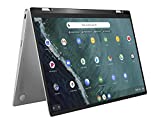 ASUS Chromebook Flip C434 2-In-1 Laptop, 14' Full HD Touchscreen 4-Way NanoEdge, Intel Core M3-8100Y Processor, 4GB RAM, 64GB eMMC Storage, All-Metal Body, Backlit KB, Chrome OS- C434TA-DSM4T, Silver
