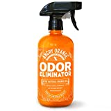 ANGRY ORANGE Pet Odor Eliminator for Strong Odor - Citrus Deodorizer for Strong Dog Urine or Cat Pee Smells on Carpet, Furniture & Indoor Outdoor Floors - 24 Fluid Ounces - Puppy Supplies
